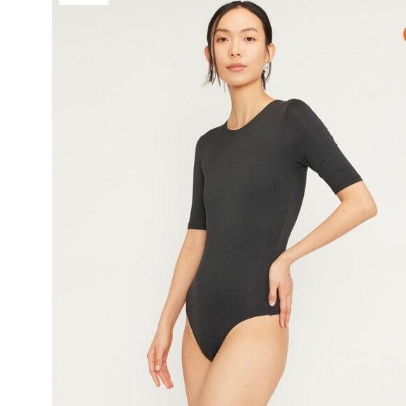 Everlane | The Short-Sleeve Crew Neck Bodysuit | Thong Back | - Picture 1 of 7